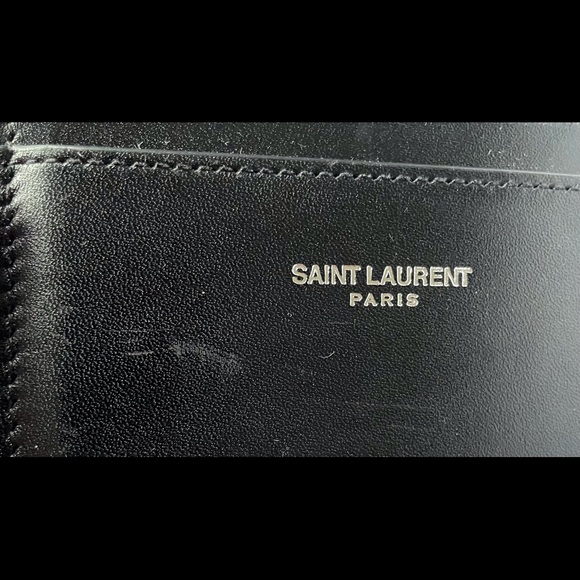 SAINT LAURENT PARIS CREDIT CARD CASE IN SMOOTH LEATHER - Picture 4 of 7